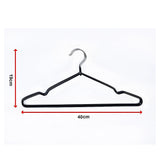 Durable Non-Slip Metal Clothes Hangers Set of 100