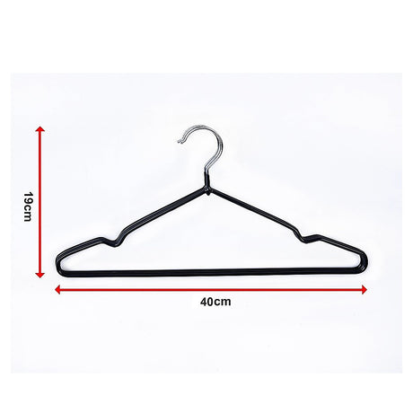 Durable Non-Slip Metal Clothes Hangers Set of 100