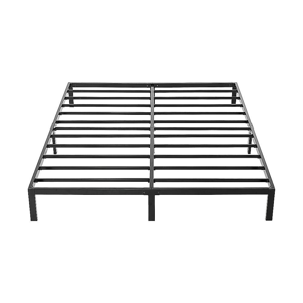 King Full Metal Bed Frame Base – Sturdy Steel Bed Base for Australian Mattress