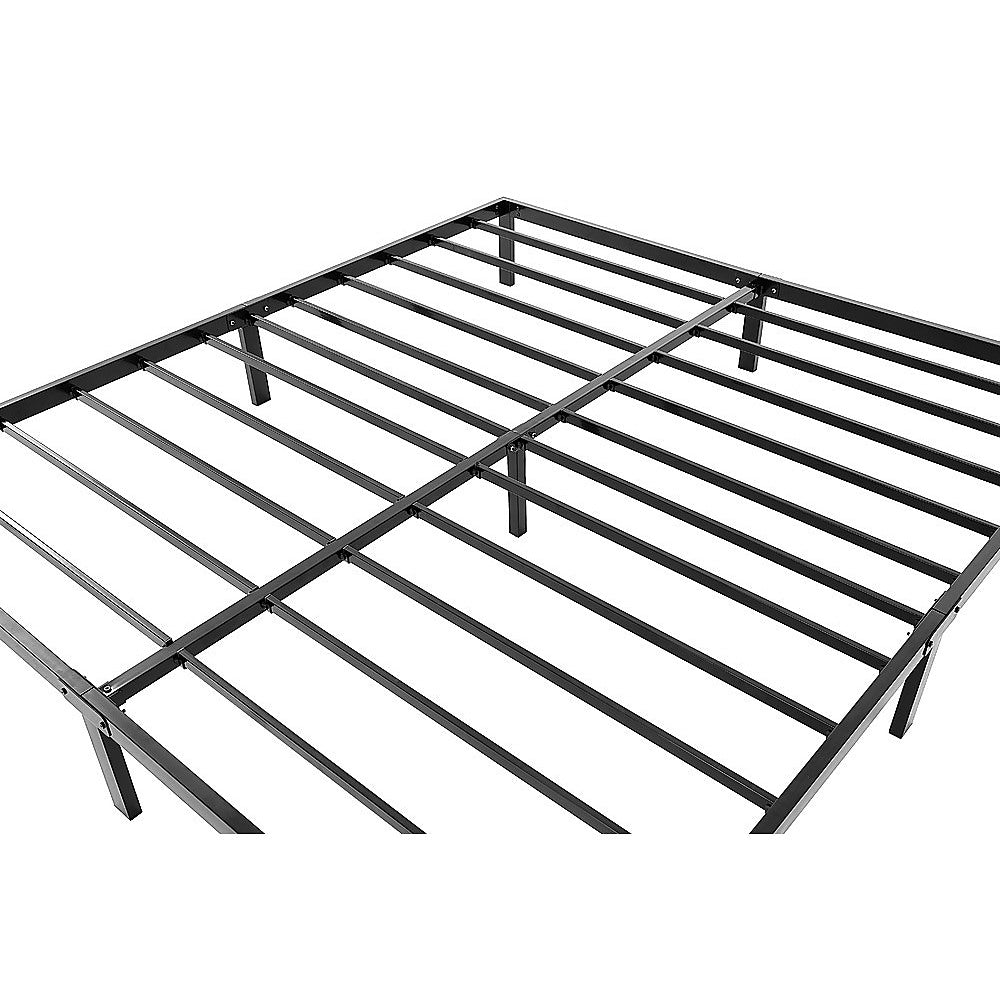 King Full Metal Bed Frame Base – Sturdy Steel Bed Base for Australian Mattress
