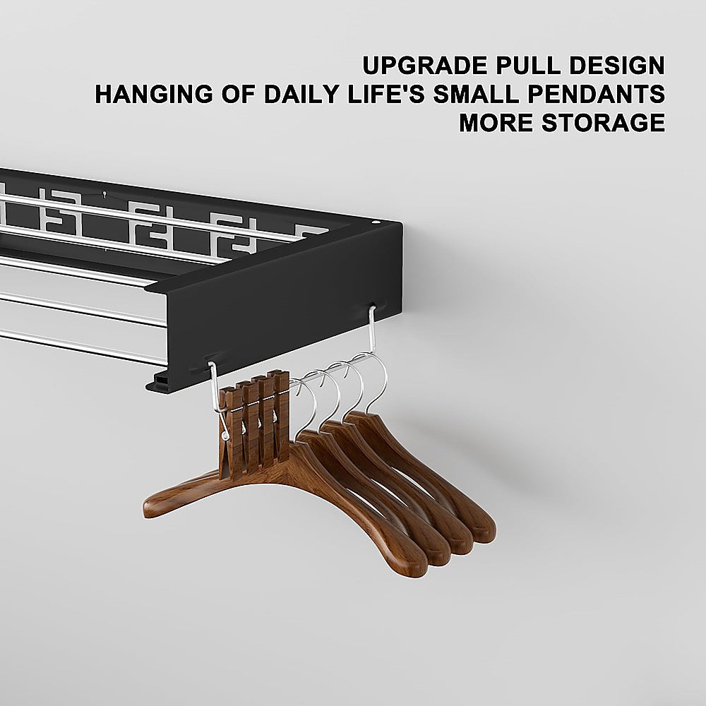 Collapsible Wall-Mounted Laundry Drying Rack