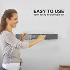 Collapsible Wall-Mounted Laundry Drying Rack