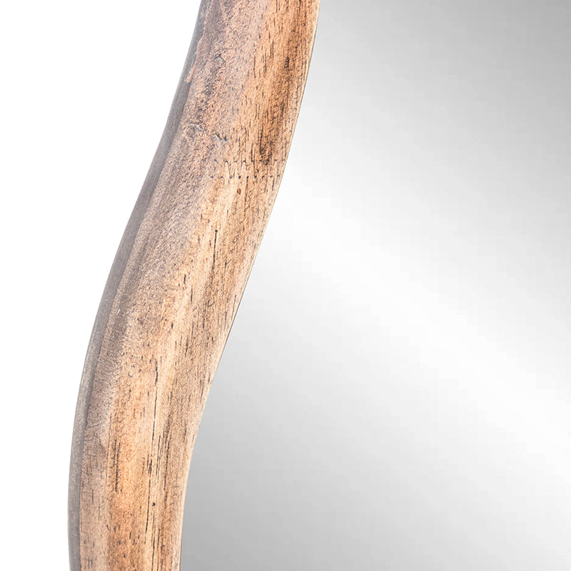 Mid-Century Asymmetric Wall Mirror 40x70cm