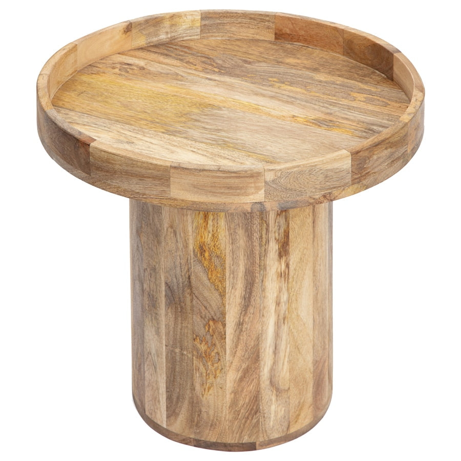 Tropea Industrial Mango Wood Side Table