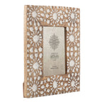 Handcrafted 'Sunflower' Photoframe — Decorative Wooden Photo Frame for Home & Gifts