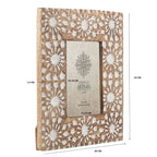 Handcrafted 'Sunflower' Photoframe — Decorative Wooden Photo Frame for Home & Gifts