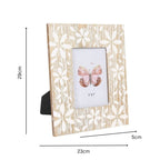 Flowers Design Photo Frame Decorative Home Picture Frame for Table and Wall Display