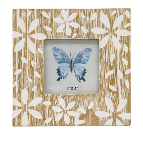 Flowers Design Photo Frame Decorative Home Picture Frame for Table and Wall Display