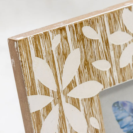 Flowers Design Photo Frame Decorative Home Picture Frame for Table and Wall Display