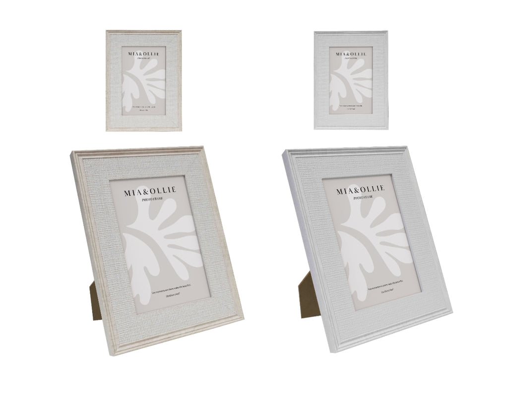 Set 2 Photo Frame Bella Assortment Decorative Photo Frames for Tabletop Display