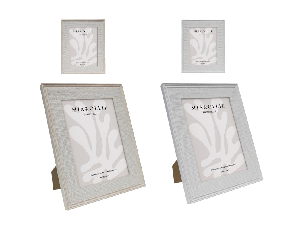 Set 2 Photo Frame Bella Assortment Decorative Photo Frames for Tabletop Display