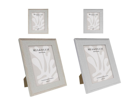 Set 2 Photo Frame Bella Assortment Decorative Photo Frames for Tabletop Display