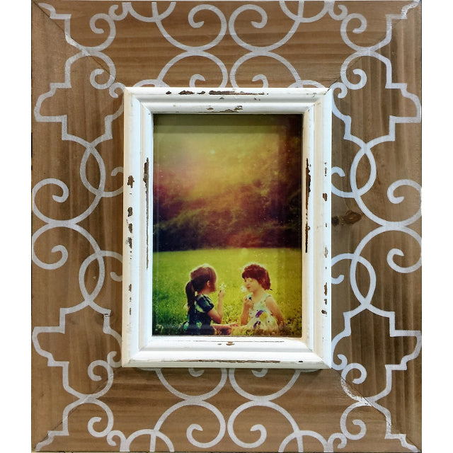 Rustic Single Photo Frame 28cm