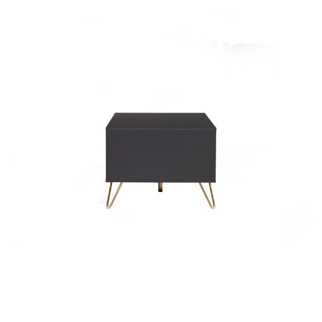 Volos Modern Gold and Black Coffee Table
