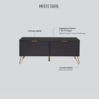 Volos Modern Gold and Black Coffee Table