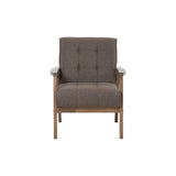 Tucson Elegant 1 Seater Sofa Armchair in Chestnut Dimity