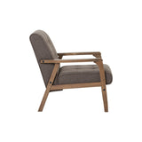 Tucson Elegant 1 Seater Sofa Armchair in Chestnut Dimity