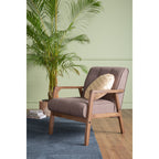 Tucson Elegant 1 Seater Sofa Armchair in Chestnut Dimity