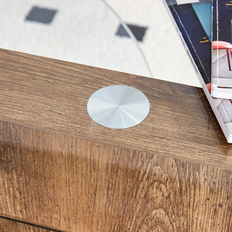 MINORI Double Layer Glass Coffee Table