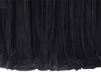 Luxurious Black Velvet Pinch Pleat Curtains
