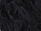 Luxurious Black Velvet Pinch Pleat Curtains