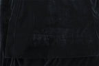 Luxurious Black Velvet Pinch Pleat Curtains