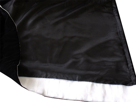 Luxurious Black Velvet Pinch Pleat Curtains