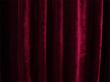 Burgundy 4-Way Stretch Velvet Curtains 600x265cm
