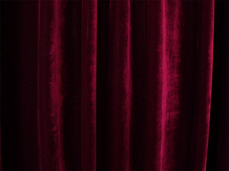 Burgundy 4-Way Stretch Velvet Curtains 600x265cm