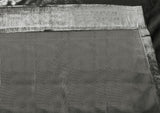 Plush Grey Velvet Curtains with Hooks