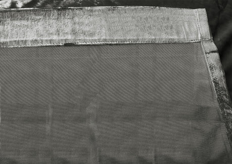 Plush Grey Velvet Curtains with Hooks