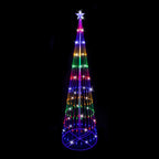 Multicolor LED Digital Strands Tree 2.4m