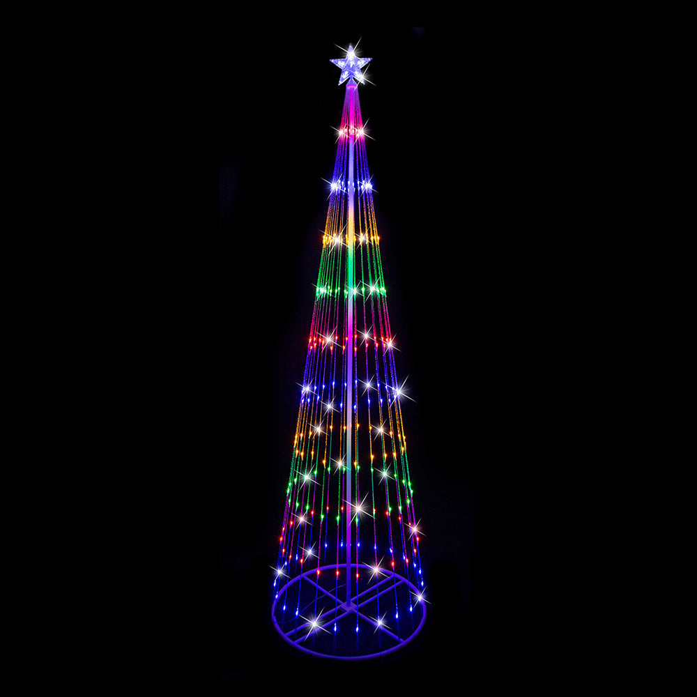 Multicolor LED Digital Strands Tree 2.4m