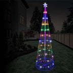 Multicolor LED Digital Strands Tree 2.4m