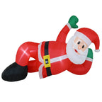 Relaxed 240cm Inflatable Lying Santa Decor