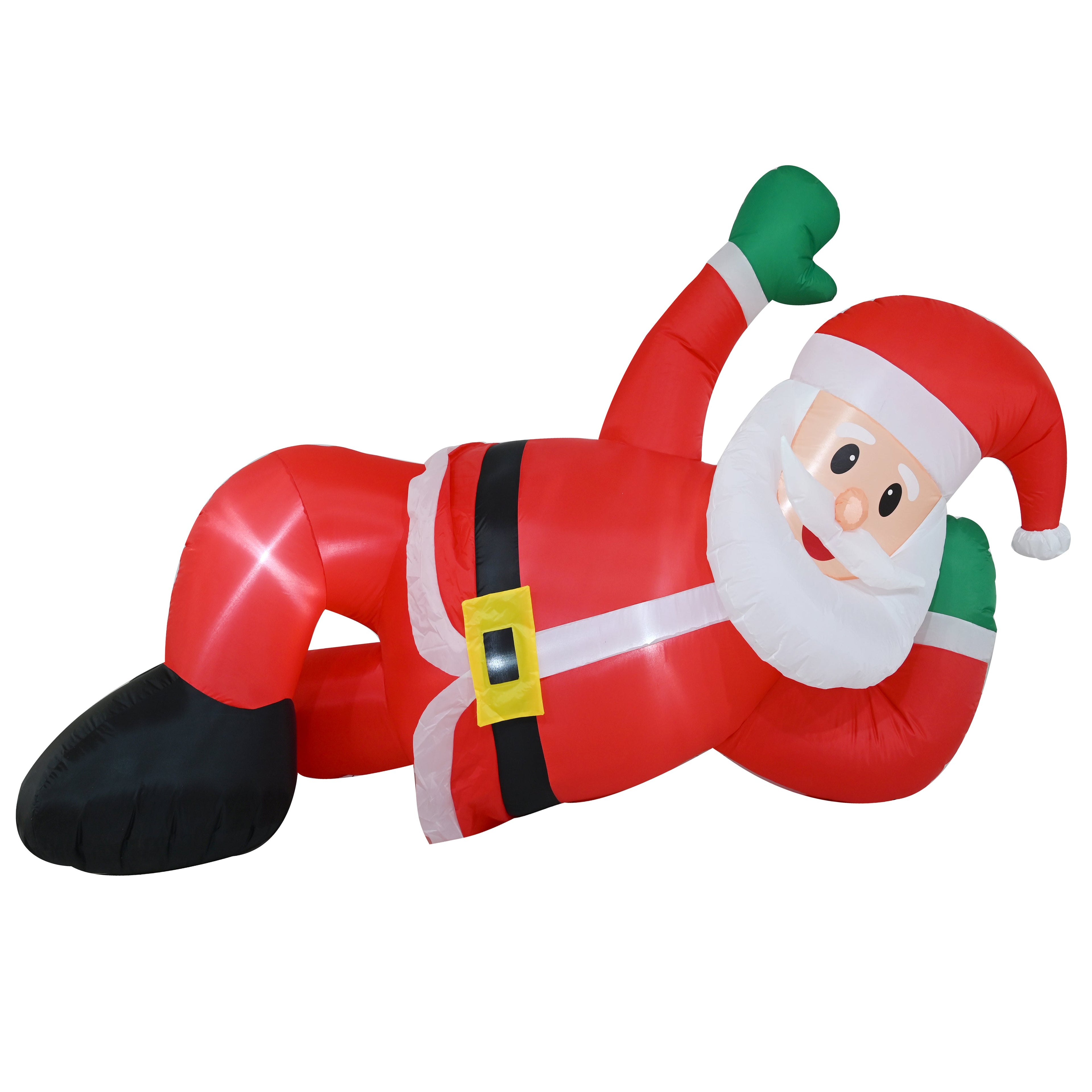 Relaxed 240cm Inflatable Lying Santa Decor