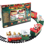 NNEOBA Realistic Christmas Electric Train Set
