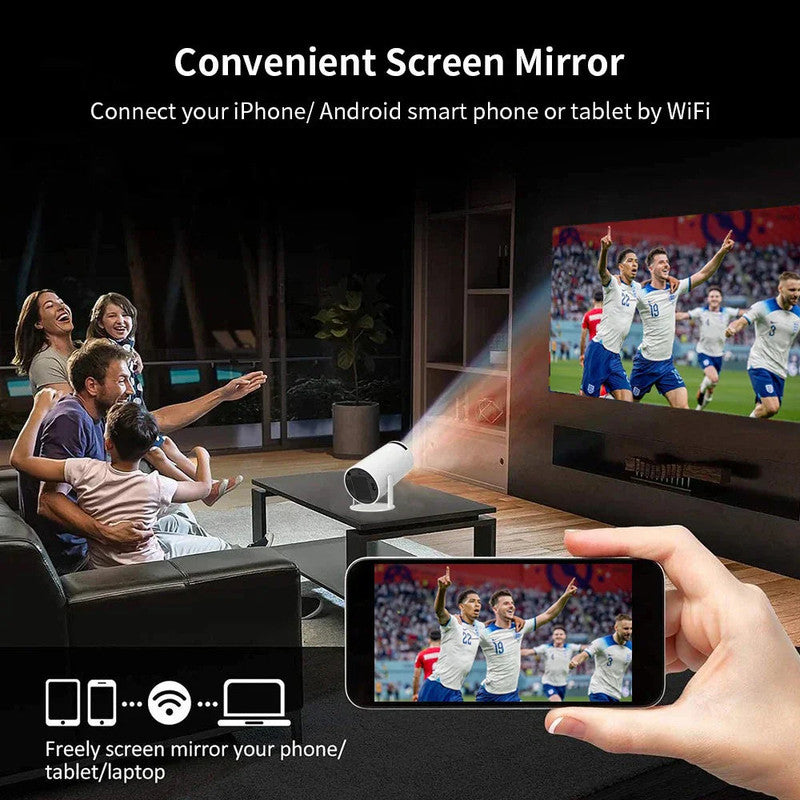 NNEOBA Transpeed 4K WiFi6 Portable Projector