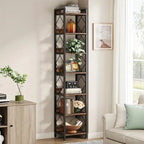 Extra Tall 7 Tier Rustic Bookcase