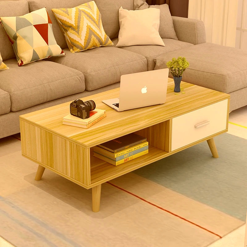 NNECN Elegant Coffee Table with Storage