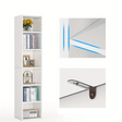 NNETMLT 6-Tier Tall Narrow Bookshelf