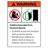 NNETMLT 6-Tier Tall Narrow Bookshelf