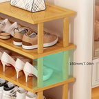 Eco-Friendly Multi-Layer Bamboo Shoe Rack