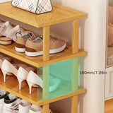 Eco-Friendly Multi-Layer Bamboo Shoe Rack