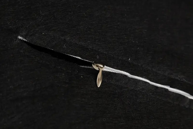 Plush Vintage Green Black Short Stool