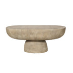 Logan Oval Cement Coffee Table