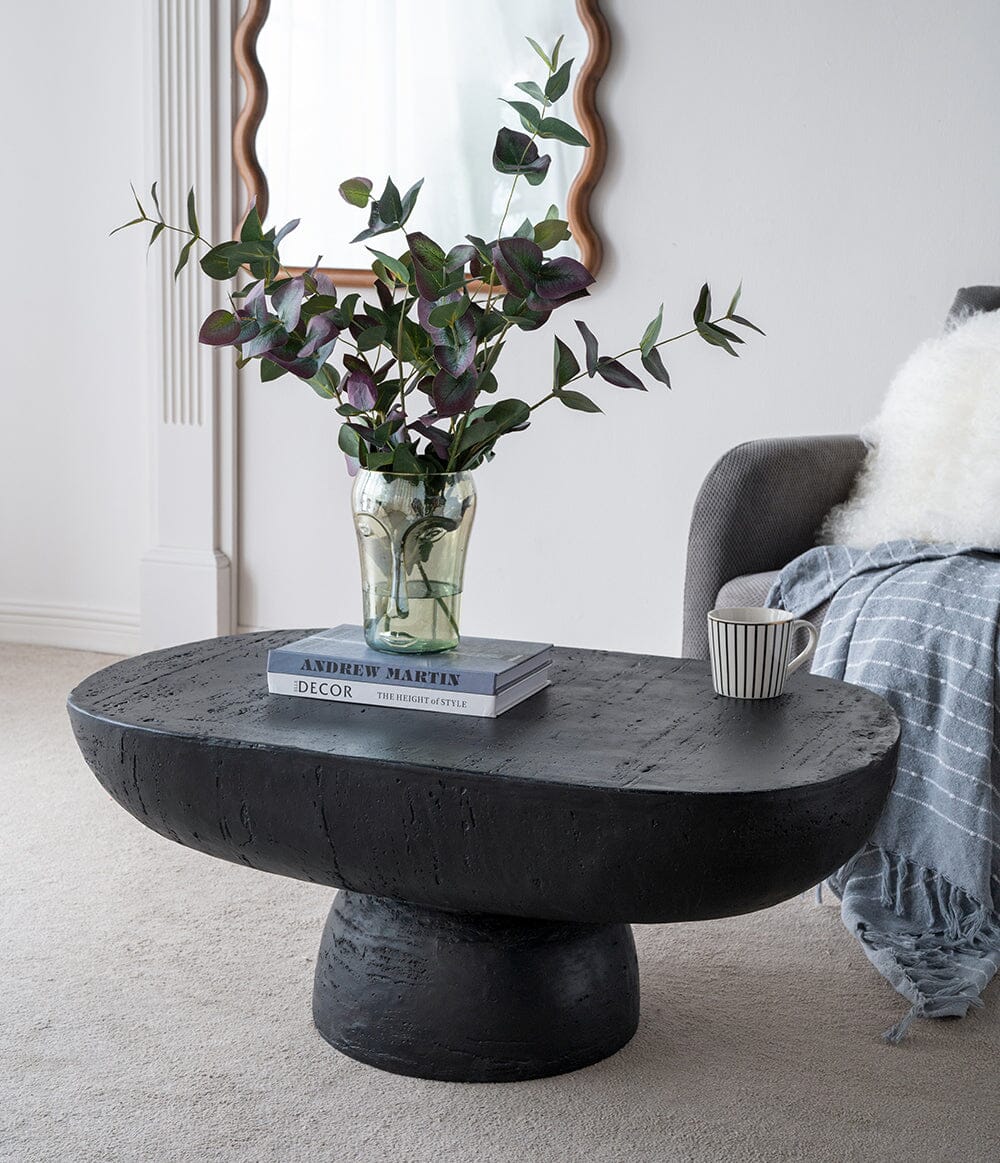 Sleek Cement Coffee Table: Timeless Elegance