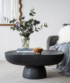 Sleek Cement Coffee Table: Timeless Elegance