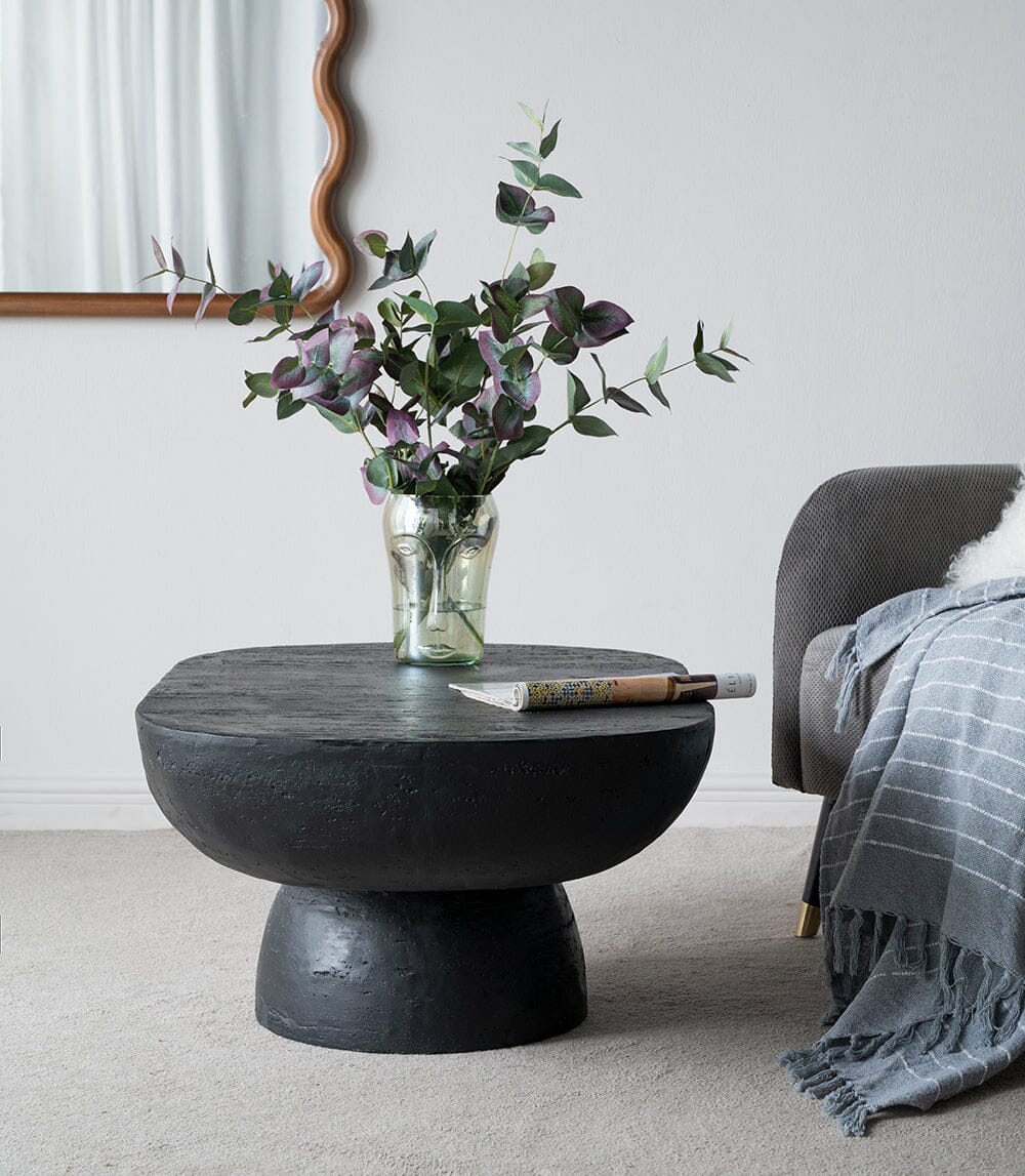 Sleek Cement Coffee Table: Timeless Elegance