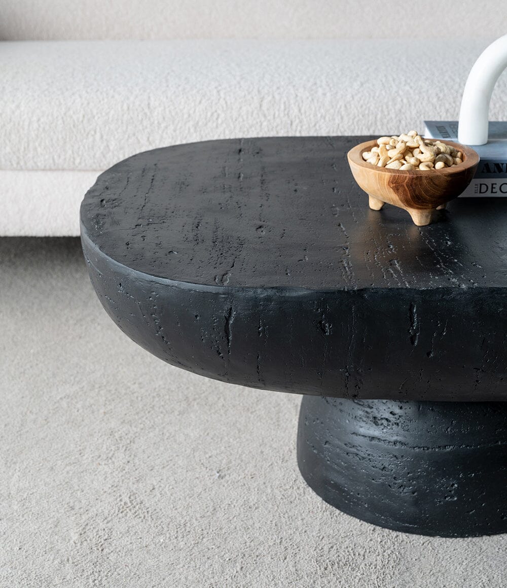 Sleek Cement Coffee Table: Timeless Elegance
